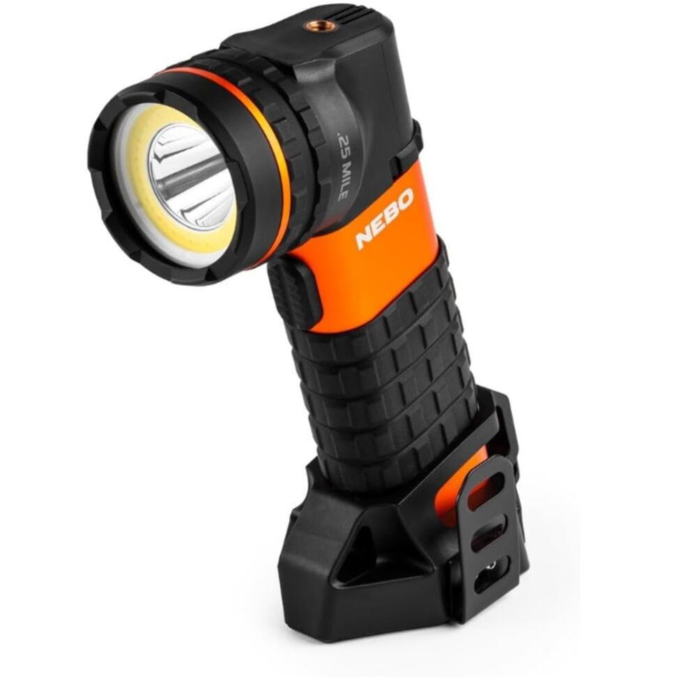 NEBO SL25 Dual-Beam Flood & Spot Light – Rugged, Waterproof, Emergency Ready NIB